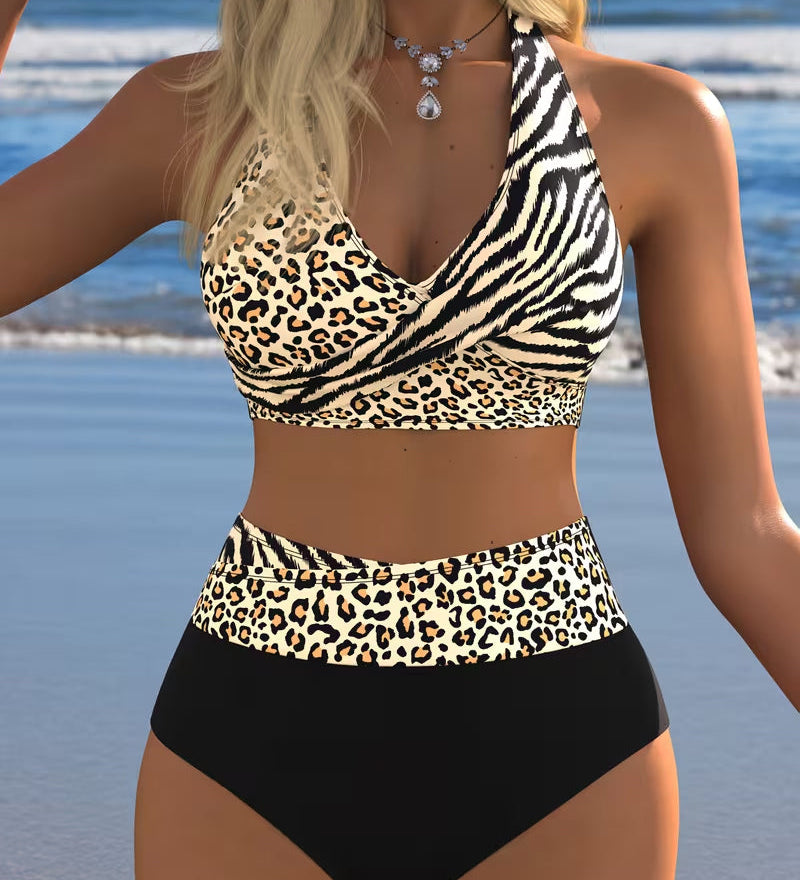 Moda Lusitana - Biquíni Sexy com Estampa Animal