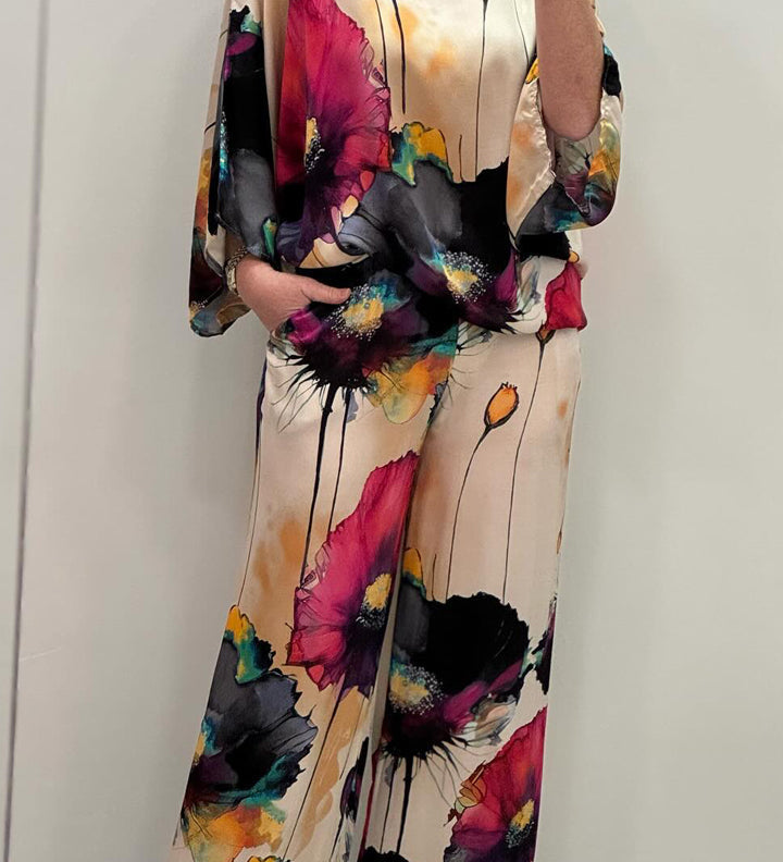 Patricia | Conjunto elegante com padrão