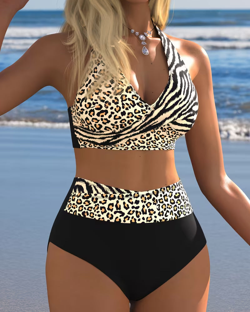Moda Lusitana - Biquíni Sexy com Estampa Animal
