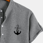 Moda Lusitana - Camisa Elegante com Colarinho Moderno