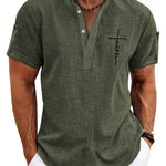 Moda Lusitana - Camisa Elegante com Colarinho Moderno