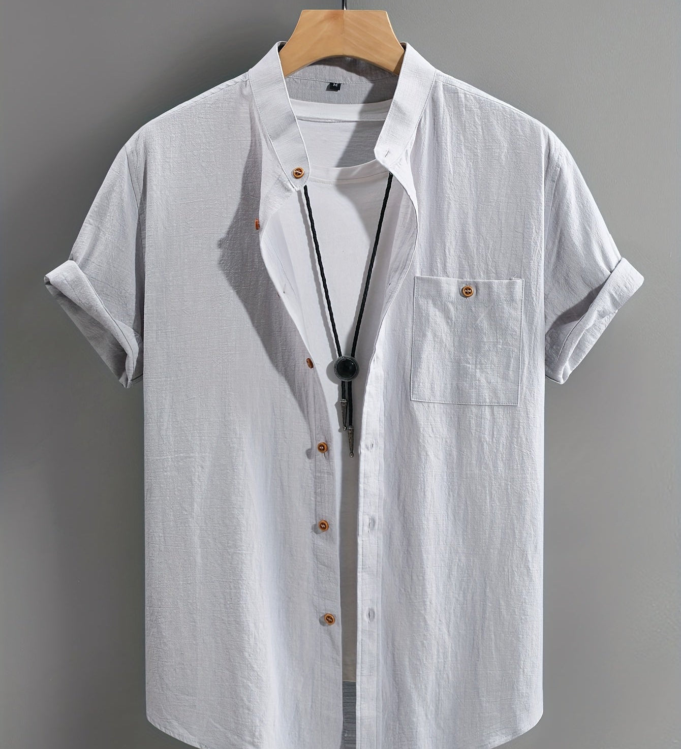 Camisa casual de manga curta