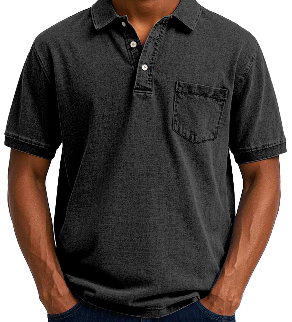 Maxime™ | Camisa polo casual vintage para homem