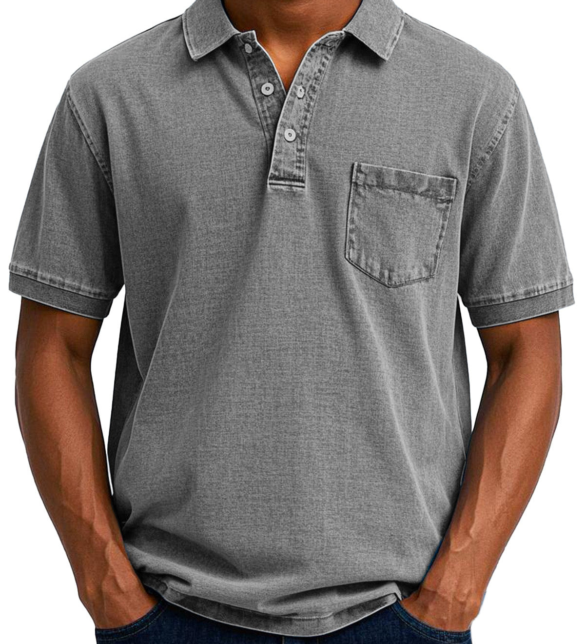 Maxime™ | Camisa polo casual vintage para homem