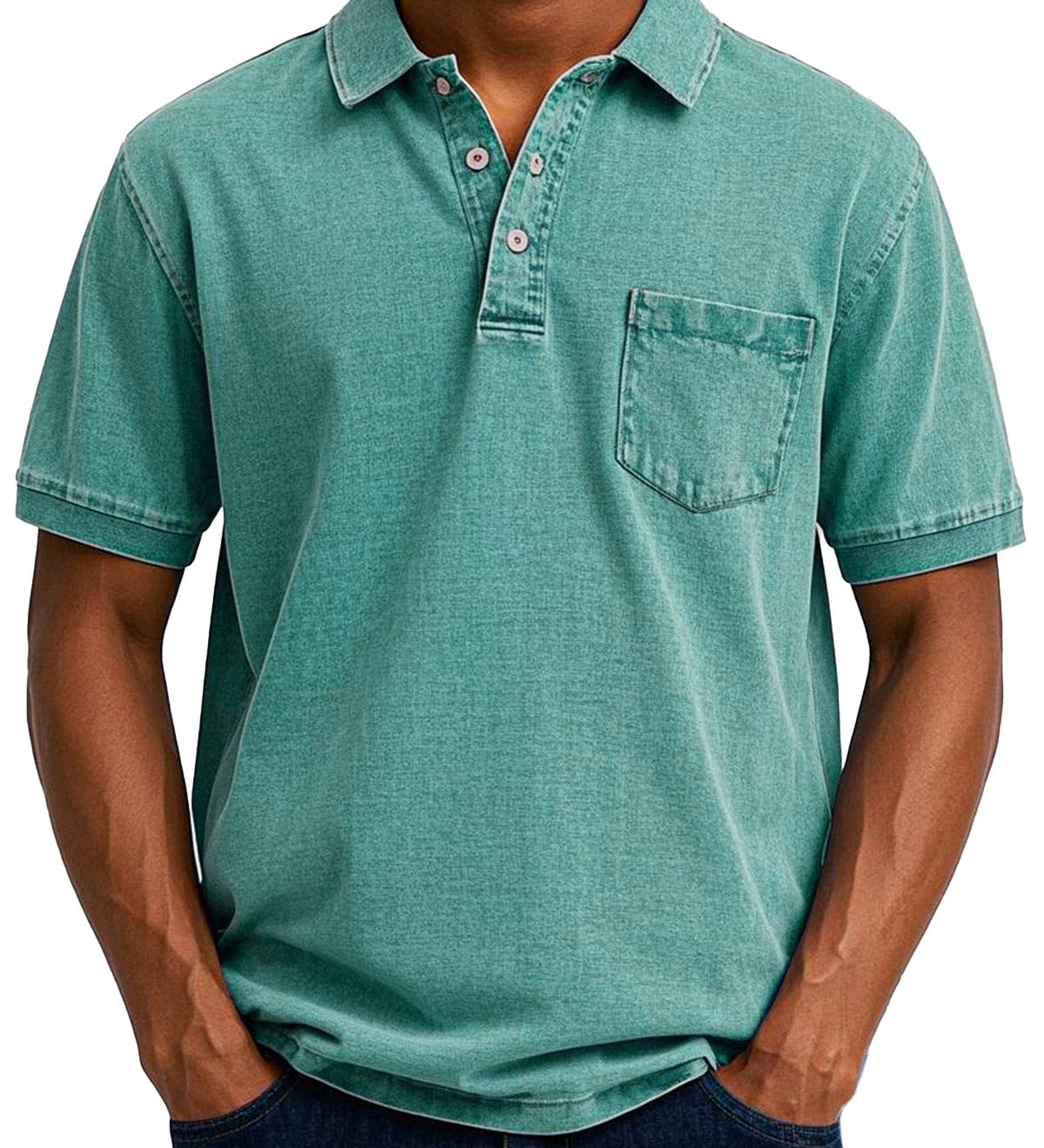 Maxime™ | Camisa polo casual vintage para homem