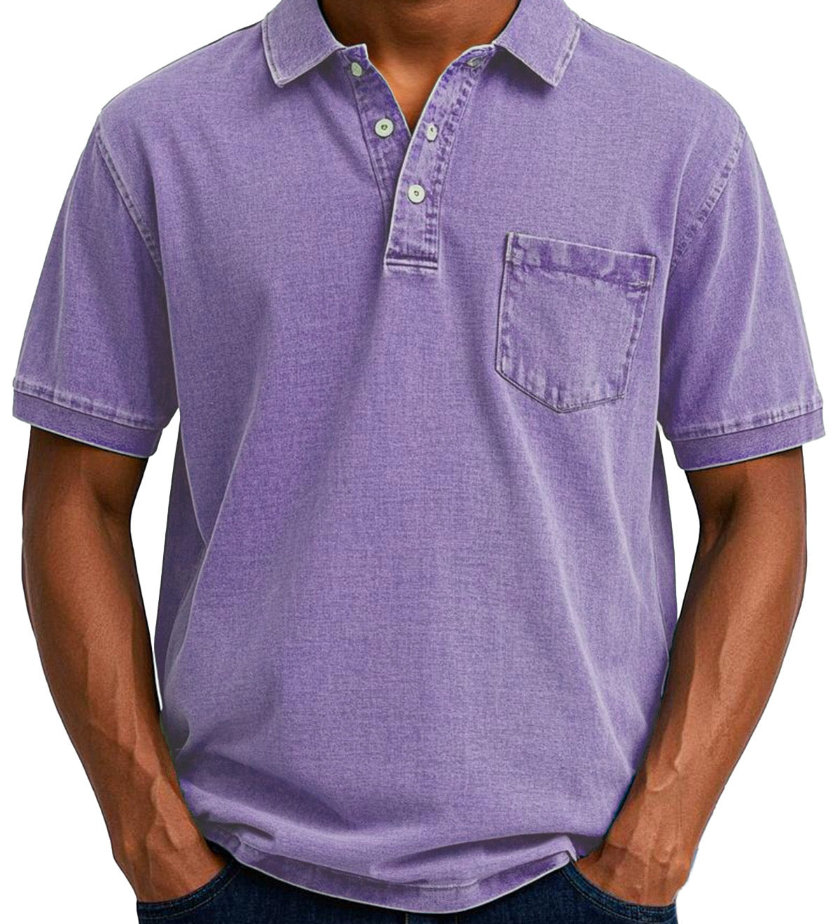 Maxime™ | Camisa polo casual vintage para homem