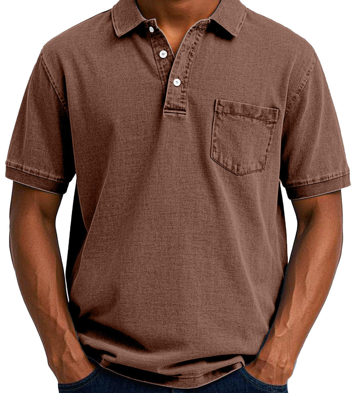 Maxime™ | Camisa polo casual vintage para homem