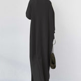Laluna® | Vestido moderno de manga comprida e decote em V