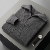 Camisola com fecho de correr Taranto Merino Wool