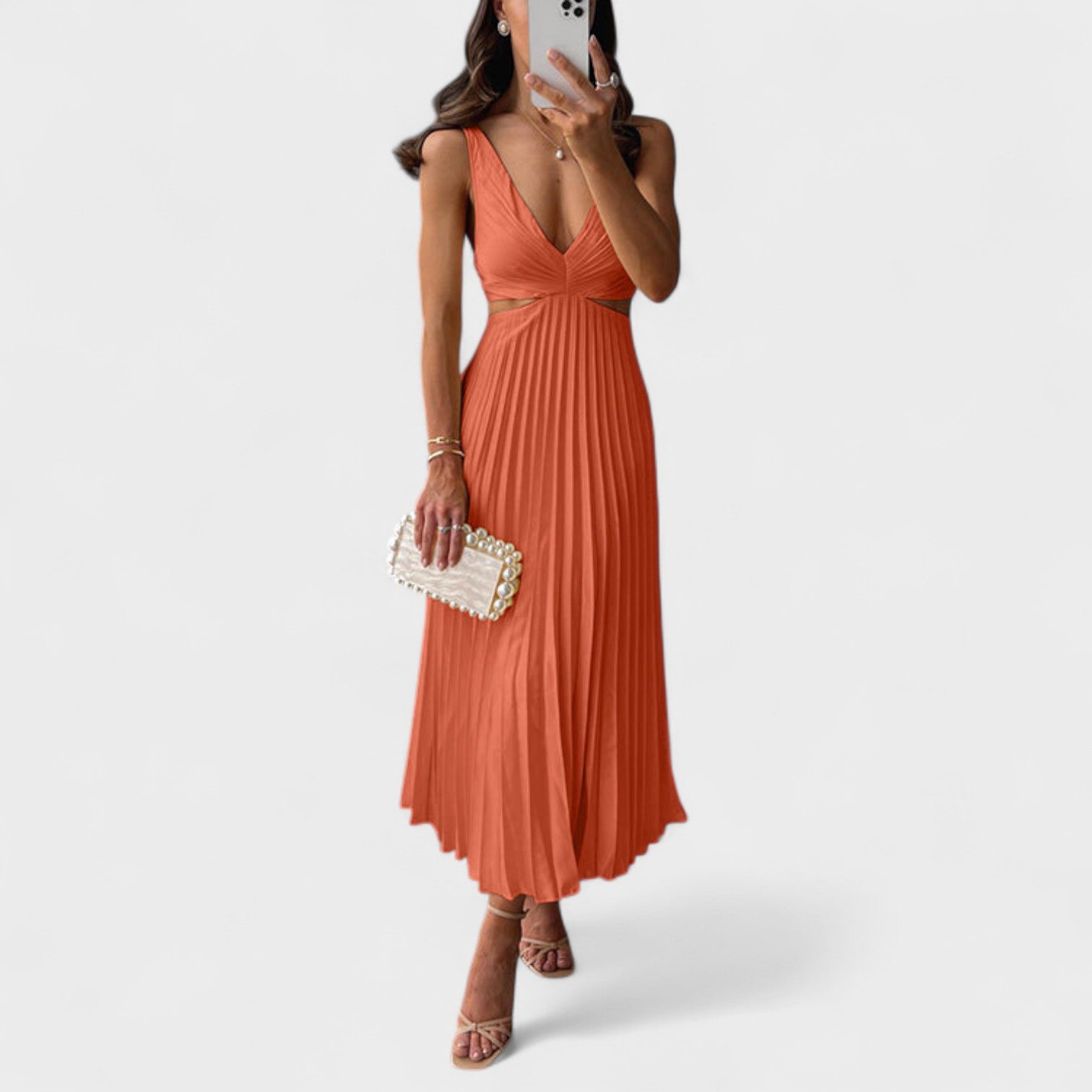 Vestido com Decote