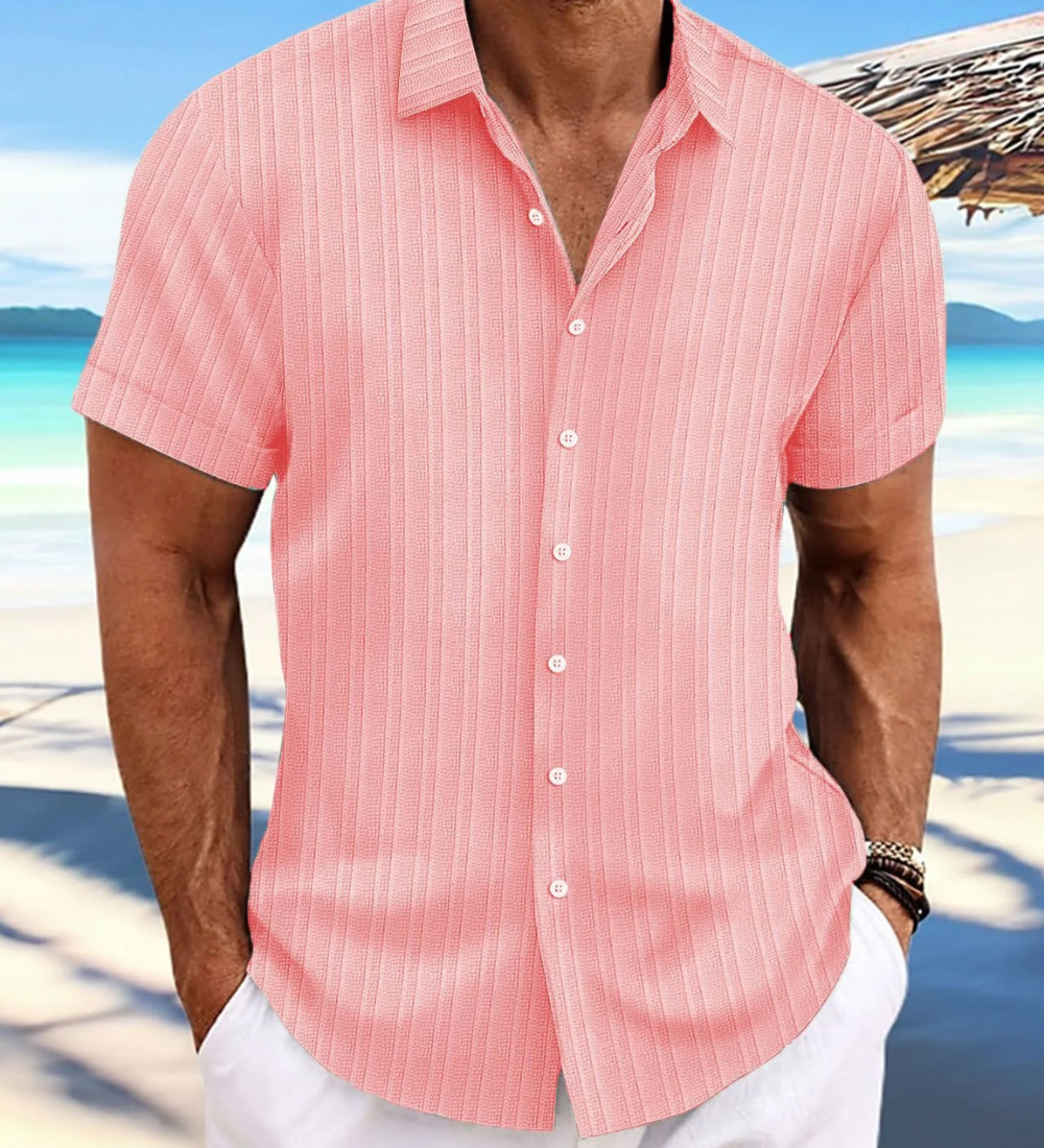 Camisa casual de manga curta