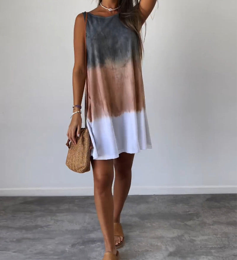 Rosalie | Vestido casual sem mangas de luxo