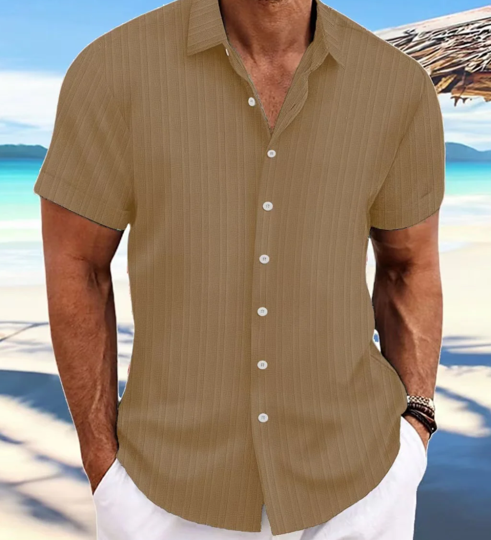 Camisa casual de manga curta