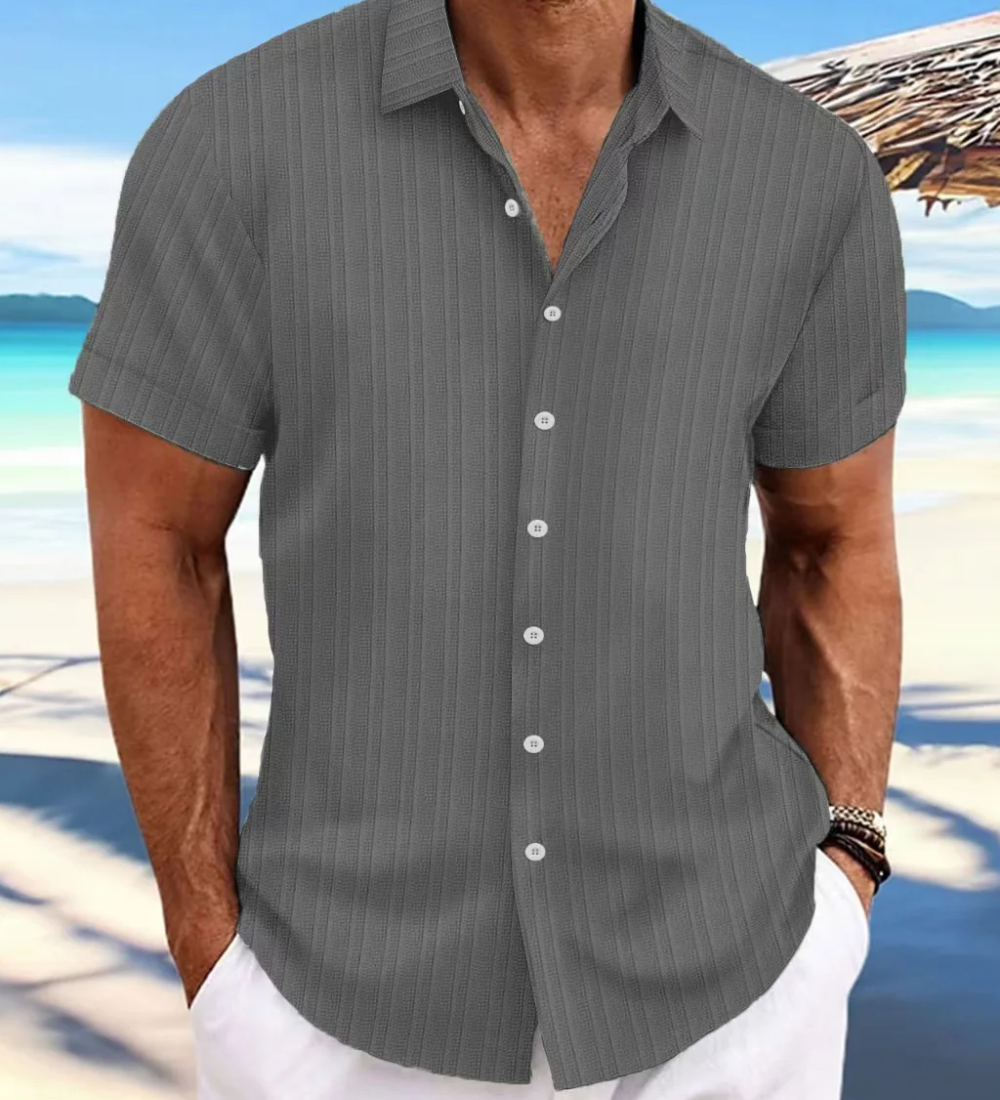 Camisa casual de manga curta