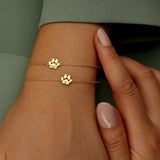 Custom Paw Name Bracelet Photo Jewellery