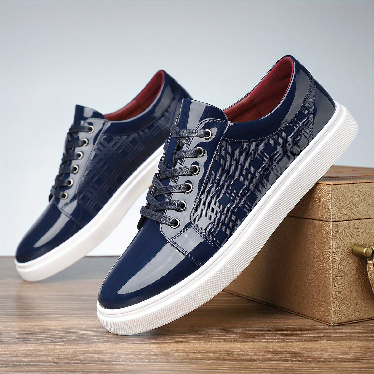 Sapatos de couro elegantes