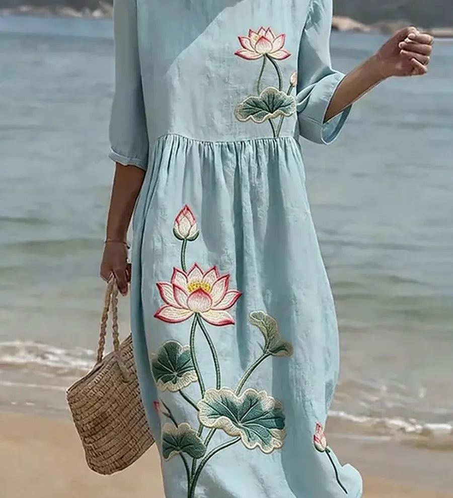 Moda Lusitana - Vestido Estampado Floral