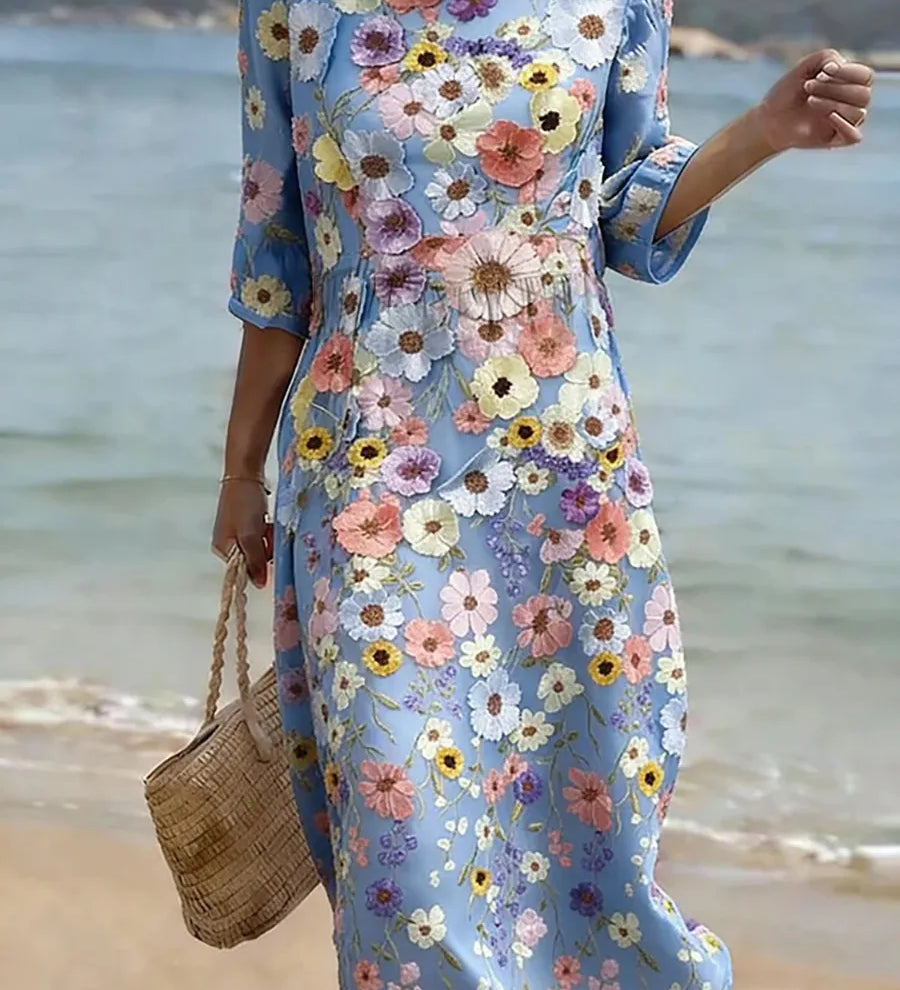 Moda Lusitana - Vestido Floral Casual