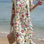 Moda Lusitana - Vestido de Verão Bordado