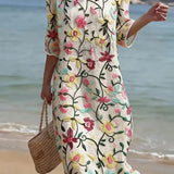 Moda Lusitana - Vestido com Estampa Floral