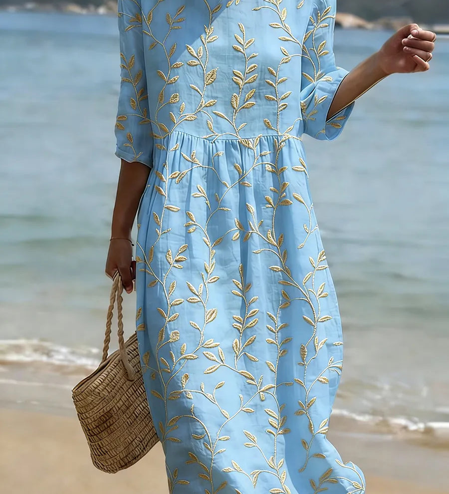 Moda Lusitana - Vestido com Estampa Floral