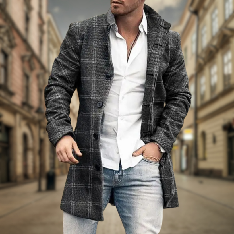 Casaco de homem elegante