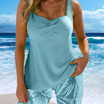 Moda Lusitana - Conjunto de Banho Tankini Estampado
