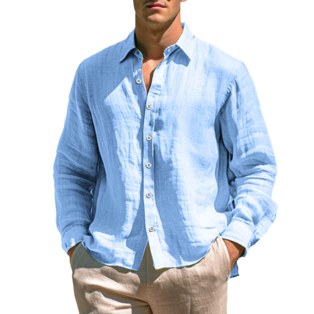 Camisa casual de linho