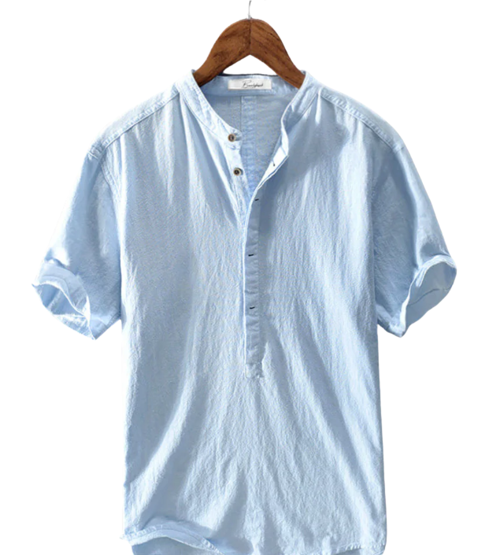 Camisa de linho de Singapura