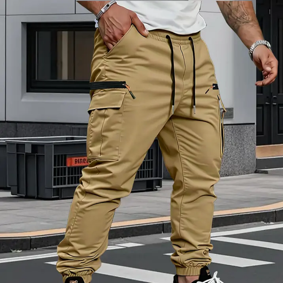 Moda Lusitana - Calça Jogger Utilitária Stretch