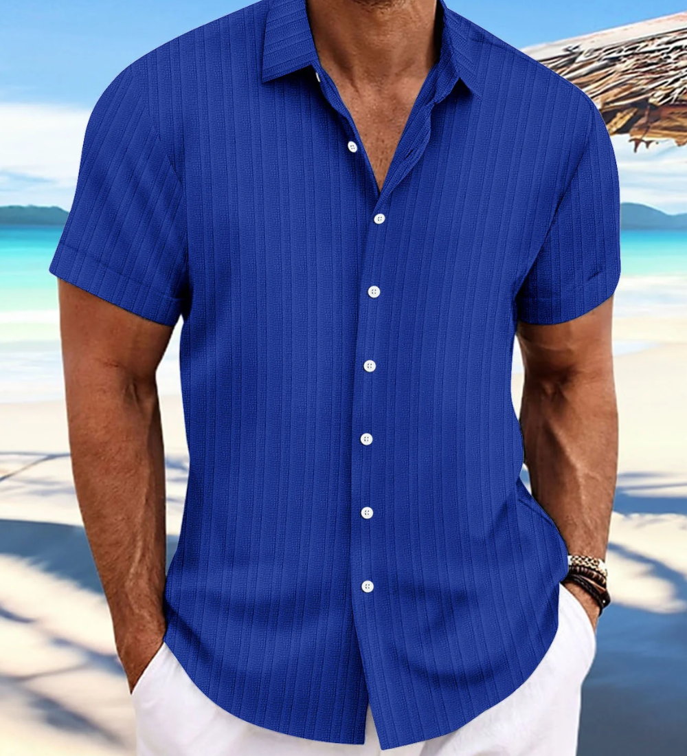 Camisa casual de manga curta