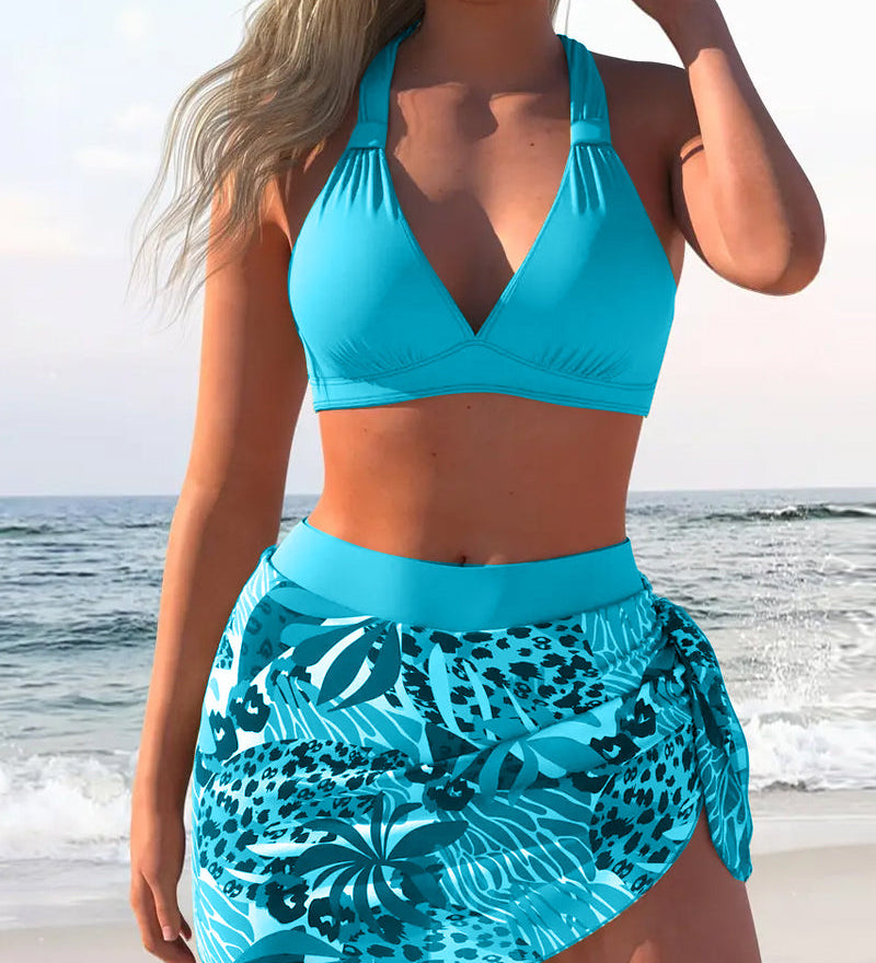 Moda Lusitana - Biquíni com Saia Estampada