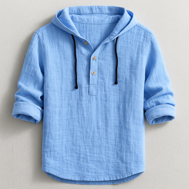 Camisa com capuz elegante