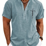 Moda Lusitana - Camisa Elegante com Colarinho Moderno