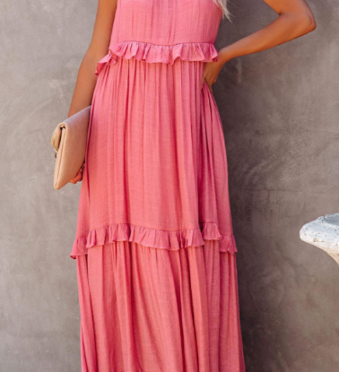 Lucia | Vestido comprido sem mangas