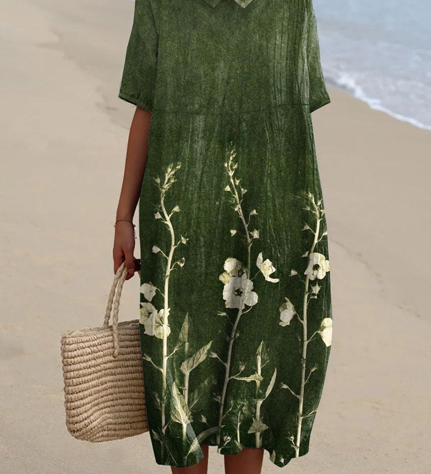 Nicka™ | Vestido com estampa floral vibrante