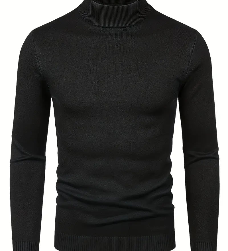 Camisola de gola alta elegante