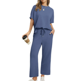 SoftSet – Conjunto casual de blusa e calça