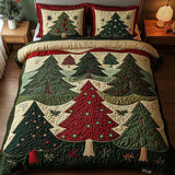 Conjunto de Roupa de Cama Acolchoada de 3 Peças Floresta da alegria