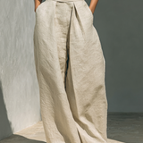 Conjunto Minimalista de Algodão e Linho