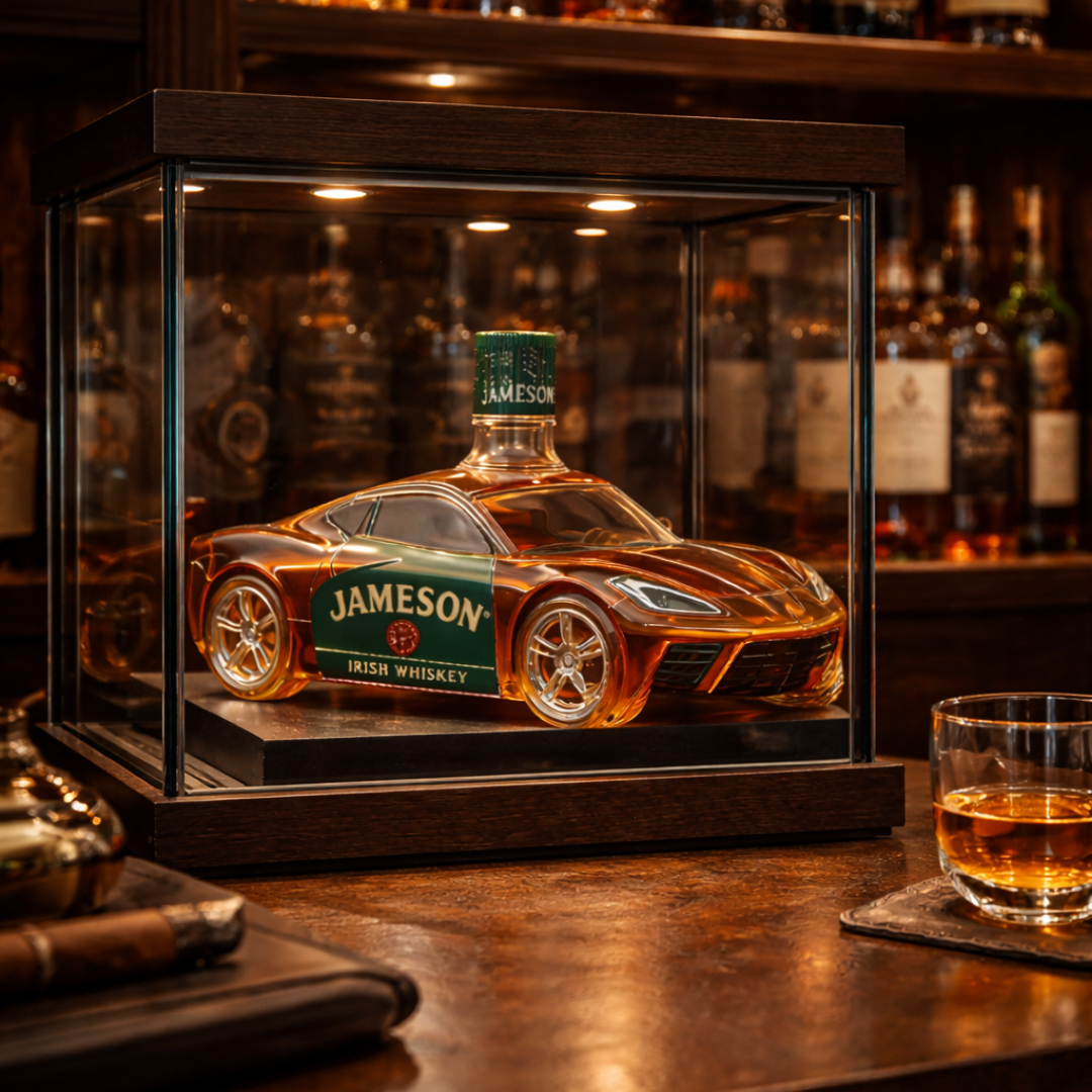 Moda Lusitana - Frasco de Whisky Modelo Corvette