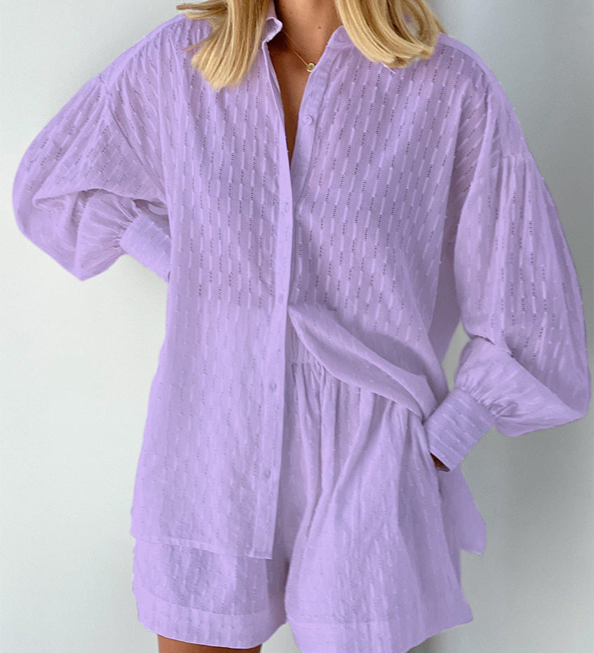 Maud | Conjunto de camisa e shorts chique