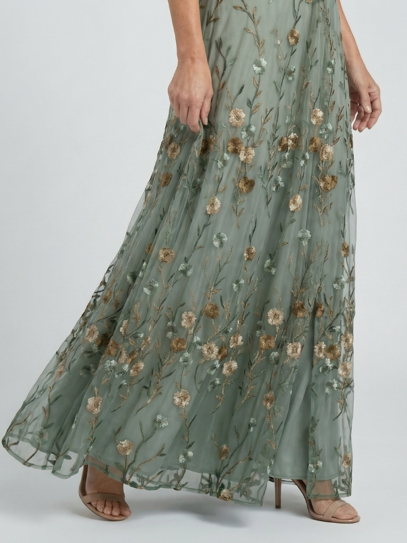 Moda Lusitana - Vestido Maxi Flutuante Floral