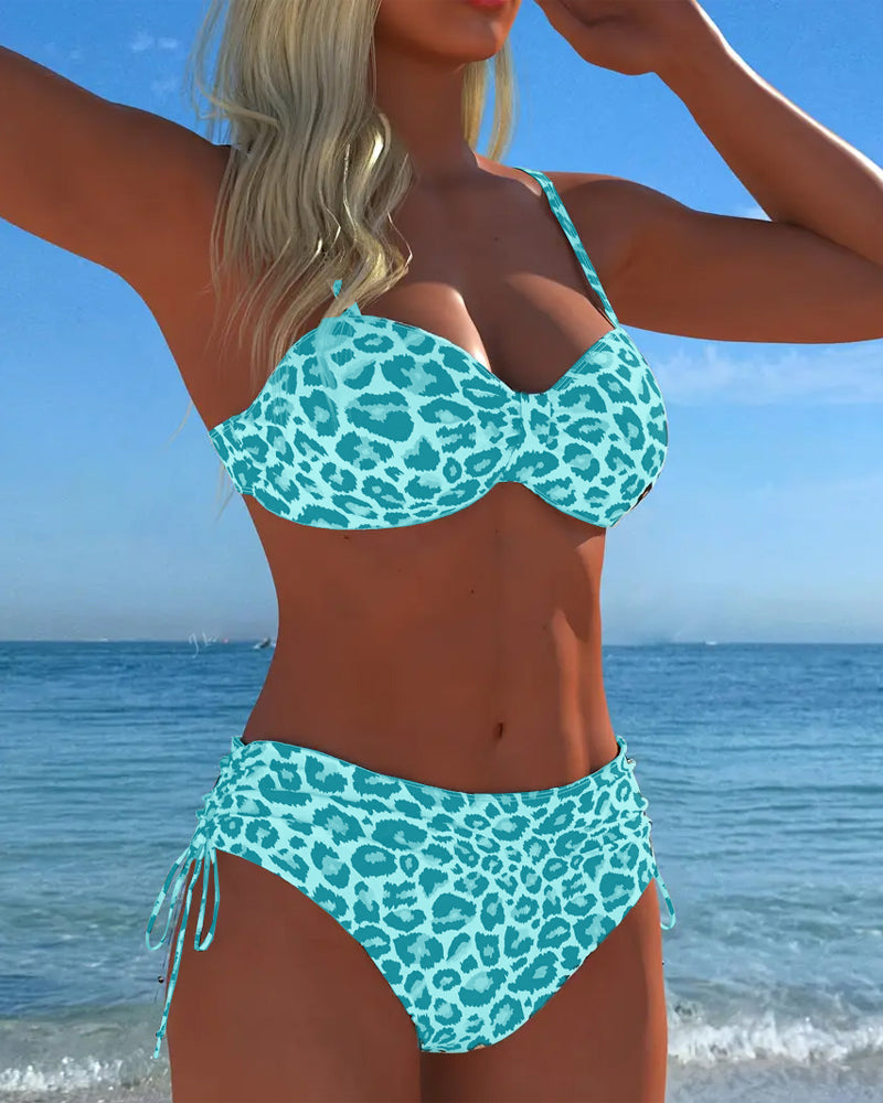 Moda Lusitana - Biquíni Leopardo Estilo Férias
