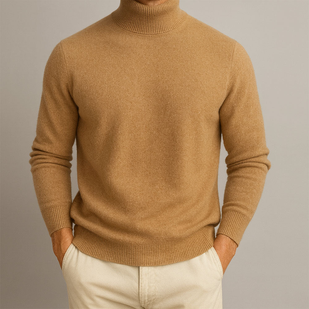 Gola alta elegante para homem
