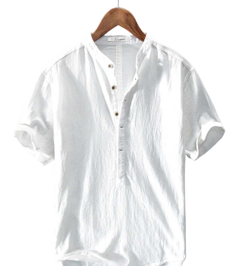 Camisa de linho de Singapura