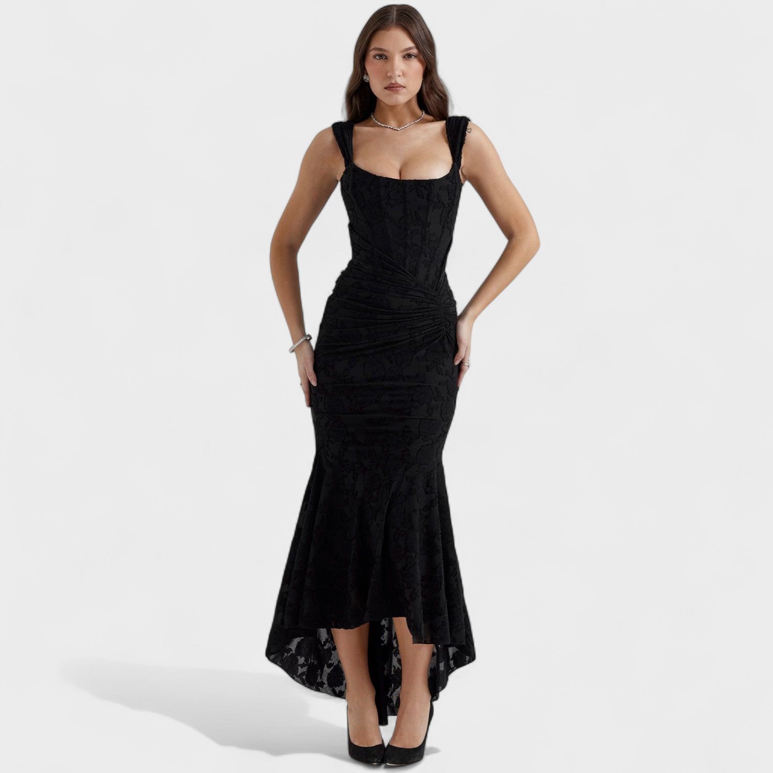 Vestido de silhueta escultural