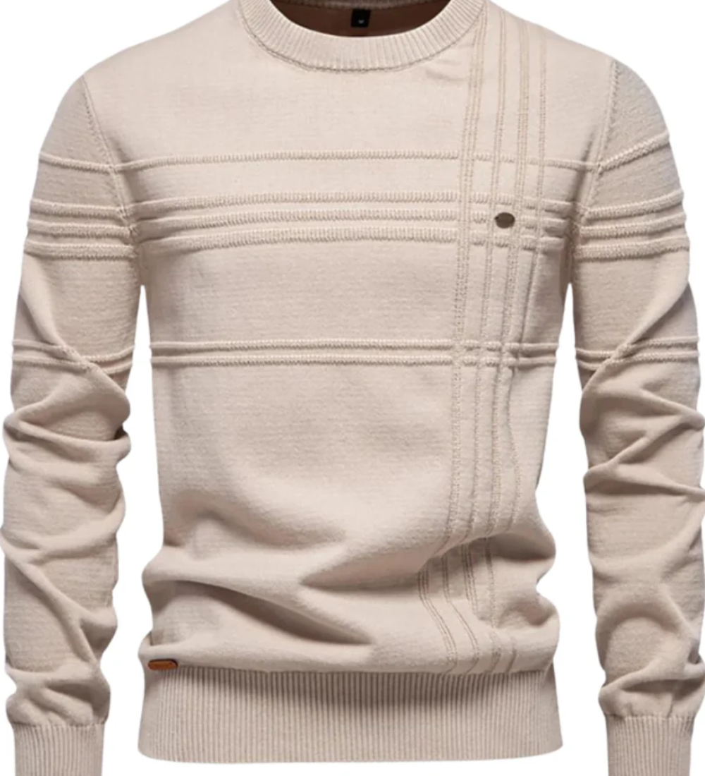 Camisola para homem com design axadrezado