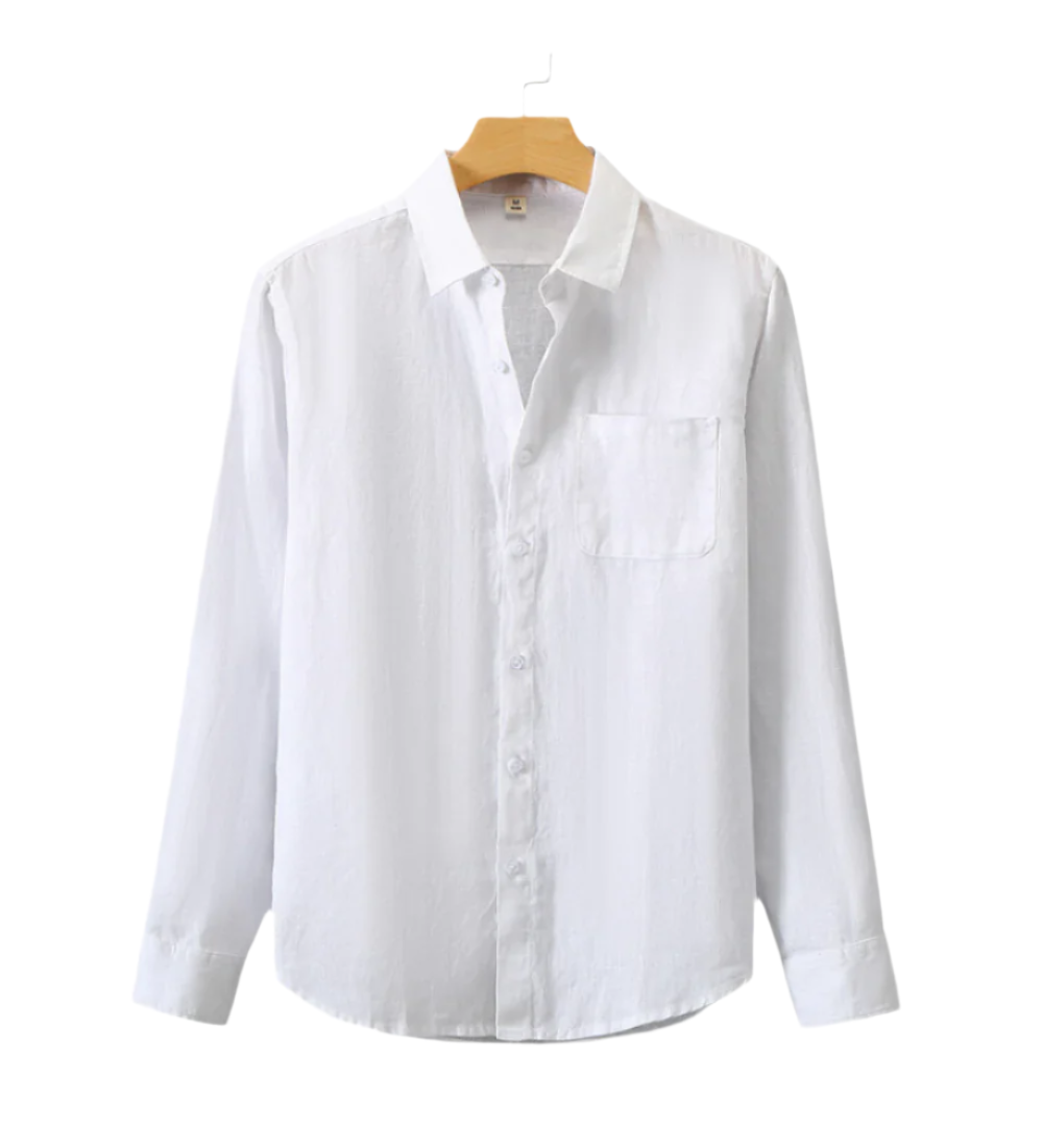 Camisa de linho Genève