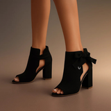 Moda Lusitana - Botas Peep-Toe Elegantes